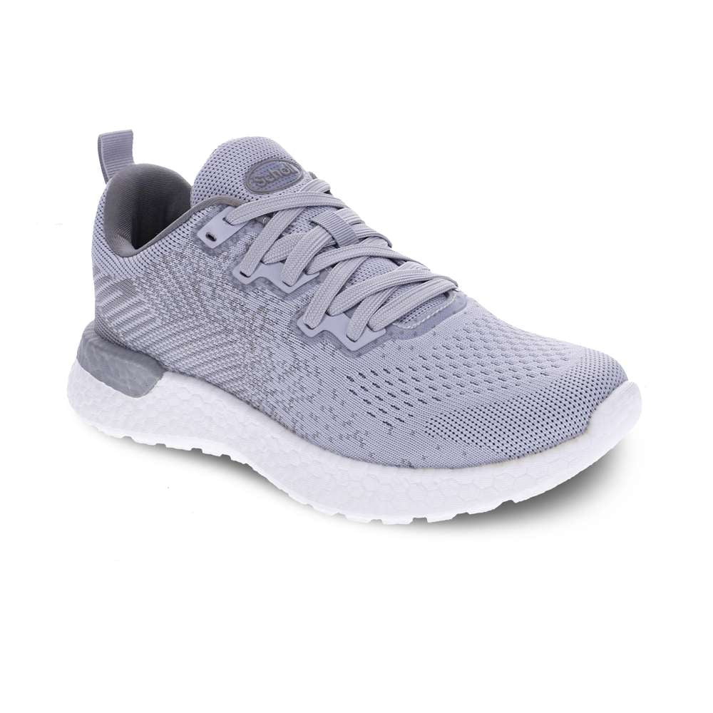 Maisie Lace-Up Active Sneaker - Light Grey