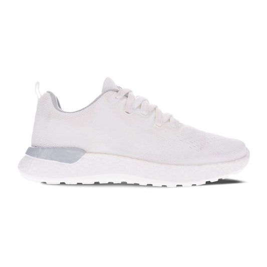 Maisie Lace-Up Active Sneaker - White Knit
