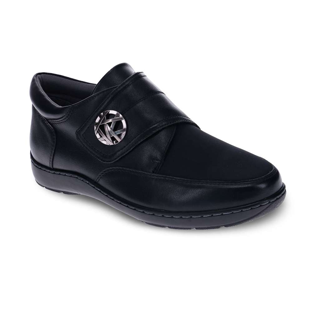 Ward Loafer - Black/Black Stretch