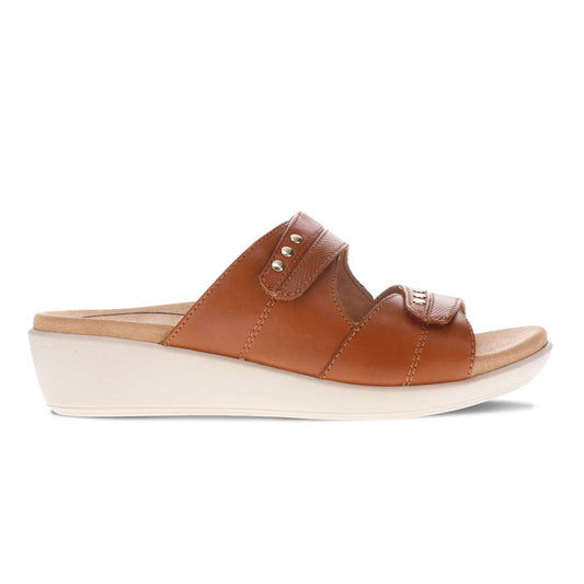 Toni Adjustable Slide Sandal - Tan