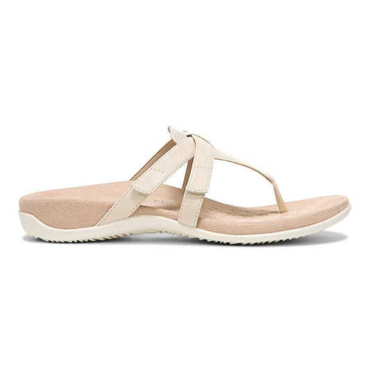 Karley Toe Post Sandal - Cream