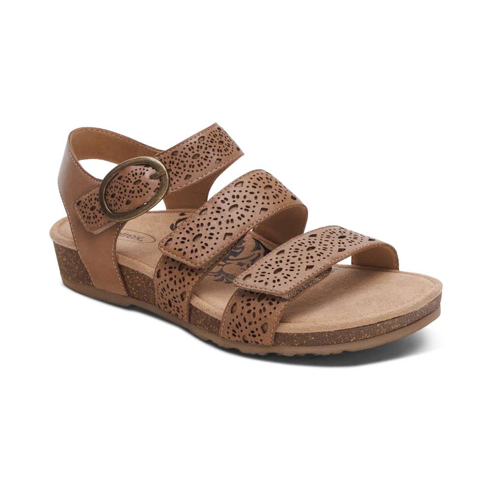 Lilly Sandal - Taupe Cutout