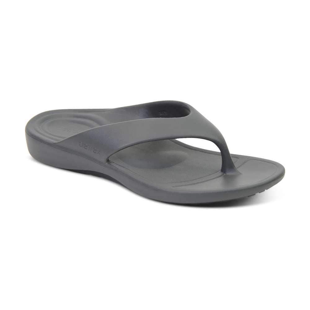 Maui Men's Toe Post Sandal - Charcoal