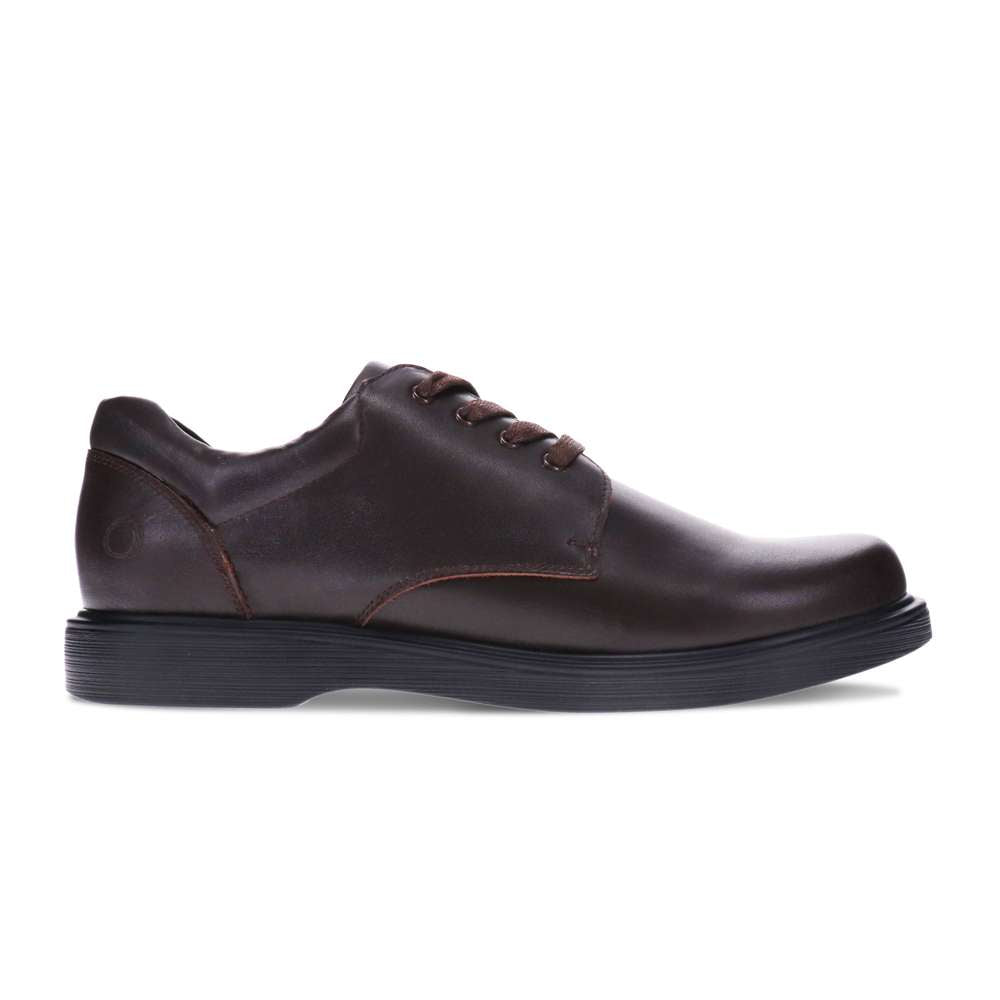 Barty Lace-Up School Shoe - Brown