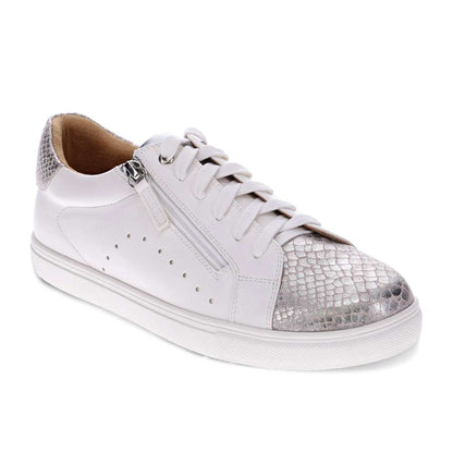 Cleo Casual Sneaker - White/Silver