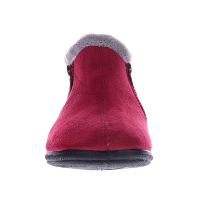Dahlia Slipper - Burgundy
