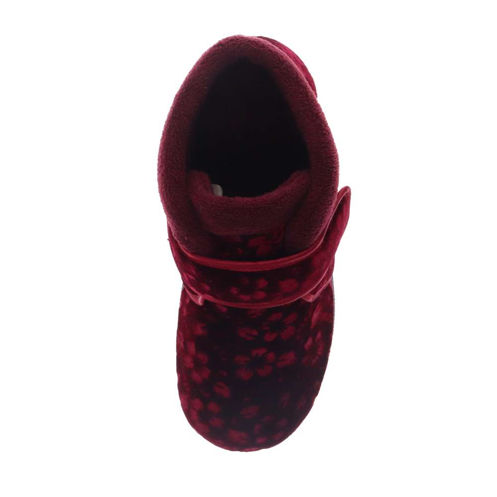 Dale Slipper - Burgundy Emboss