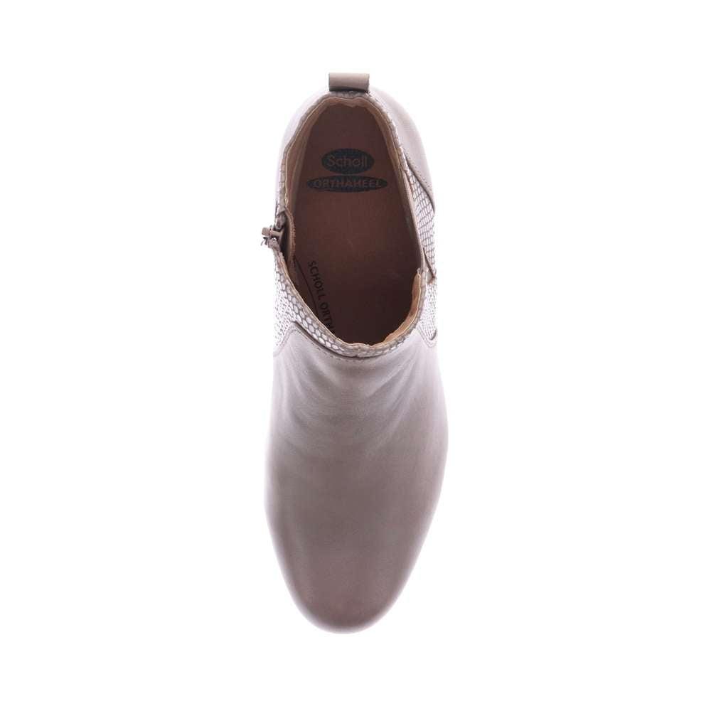 Haven Ankle Boot - Taupe Snake