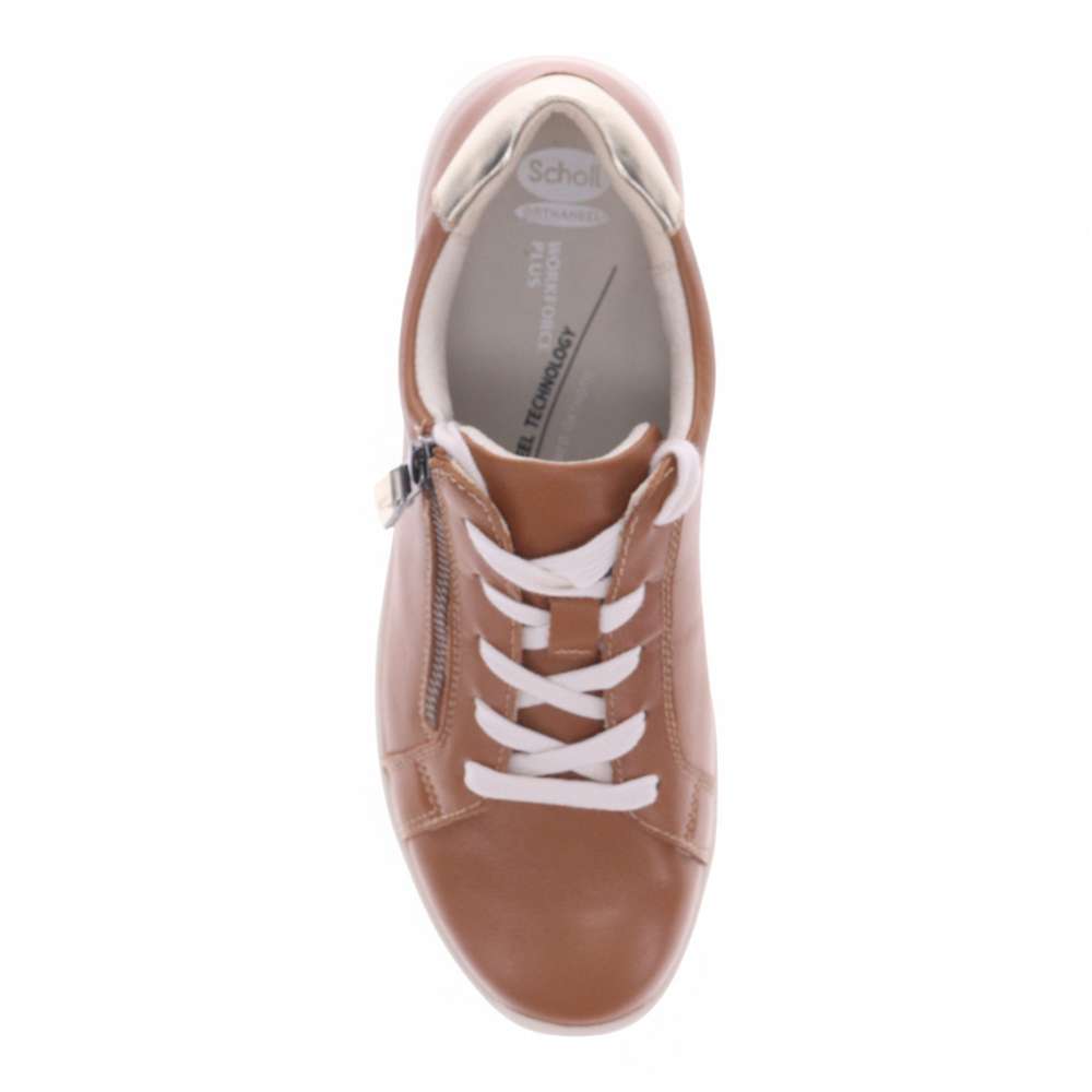 North Leather Sneaker - Tan Leather