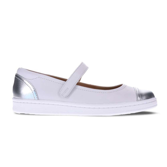 Rhonda Mary-Jane - White/Silver