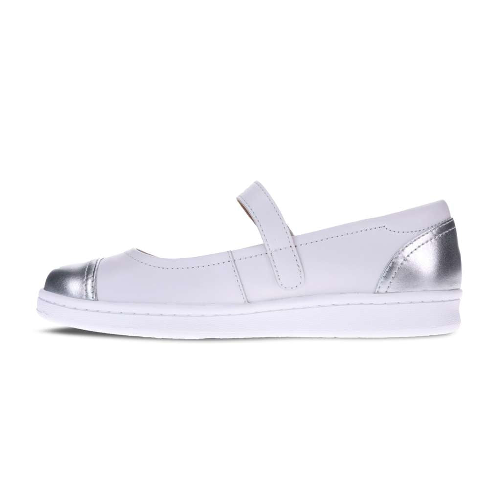 Rhonda Mary-Jane - White/Silver