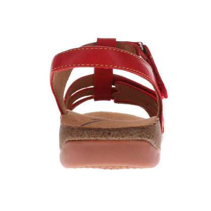 Alessandra Sandal - Red/Burnt Orange