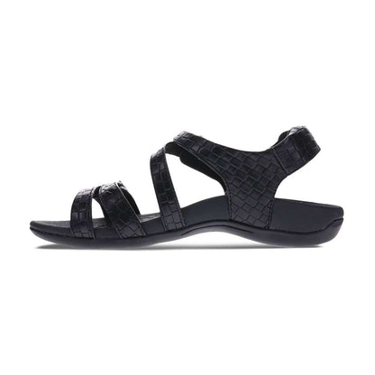 Arianna Brick Sandal - Black Brick