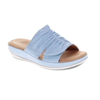 Cora Slide Sandal - Light Blue