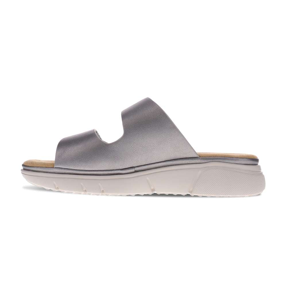 Rage Slide Sandal - Pewter