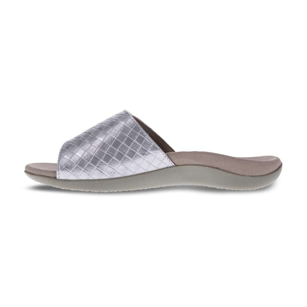 Samos Weave Slide - Silver