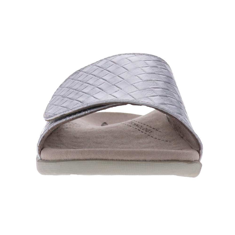 Samos Weave Slide - Silver