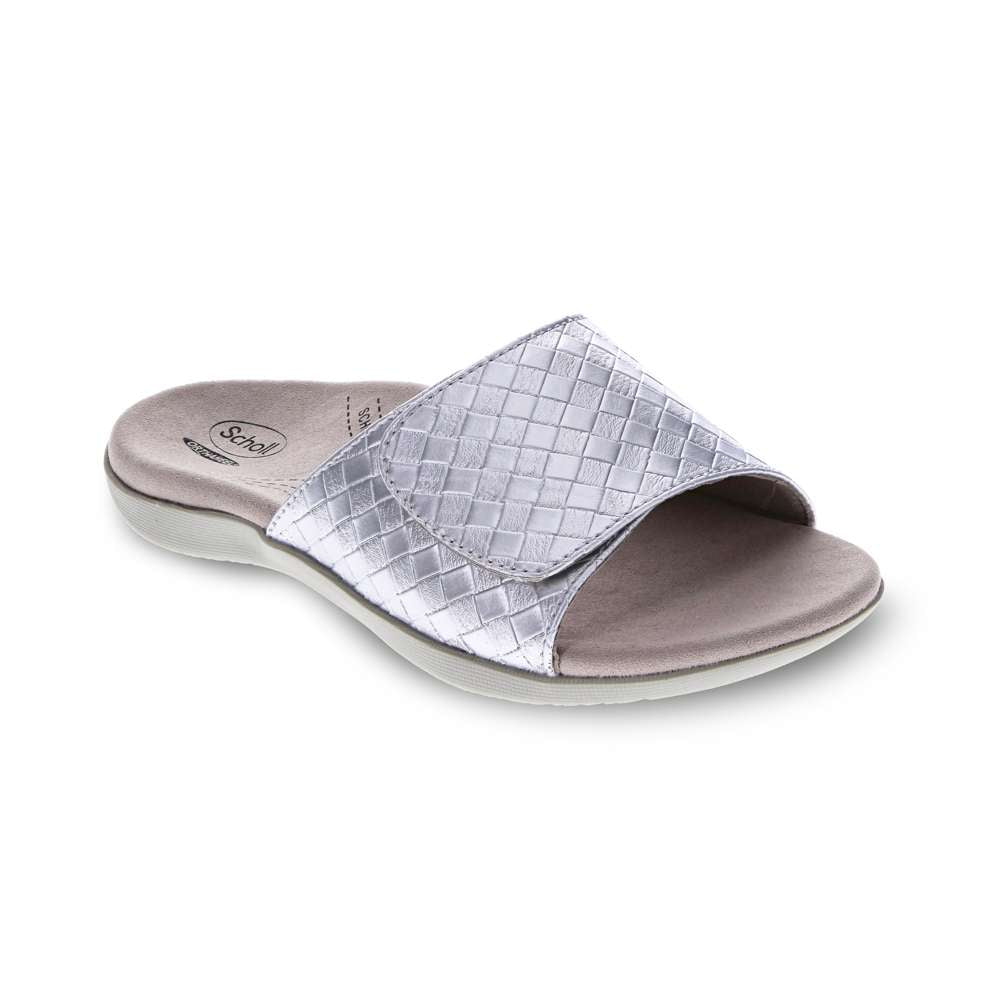 Samos Weave Slide - Silver