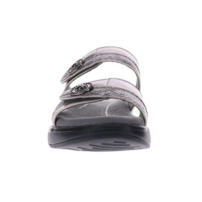 Sarah Slide Sandal - Pewter
