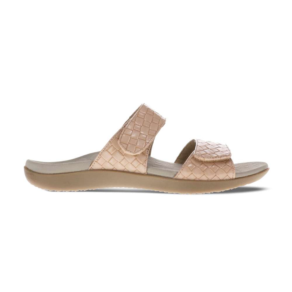 Skye Thatch Slide Sandal - Beige