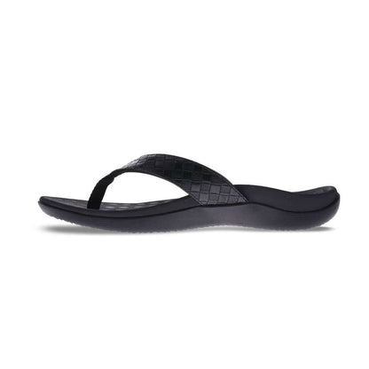 Sonoma Weave Toe Post Sandal - Black Weave