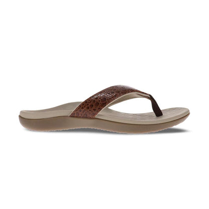 Sonoma Reptile Toe Post Sandal - Brown Reptile