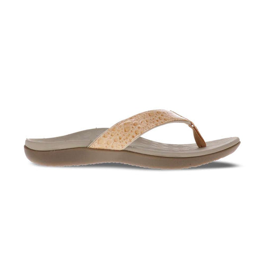 Sonoma Reptile Toe Post Sandal - Honey Reptile