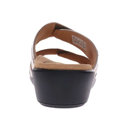 Toni Adjustable Slide Sandal - Pewter