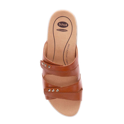 Toni Adjustable Slide Sandal - Tan