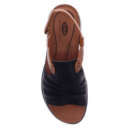 Tyler Backstrap Sandal - Black/Brown