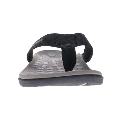 Wave Toe Post Sandal Unisex - Black