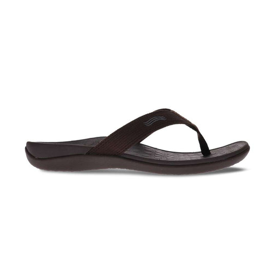 Wave Toe Post Sandal Unisex - Chocolate