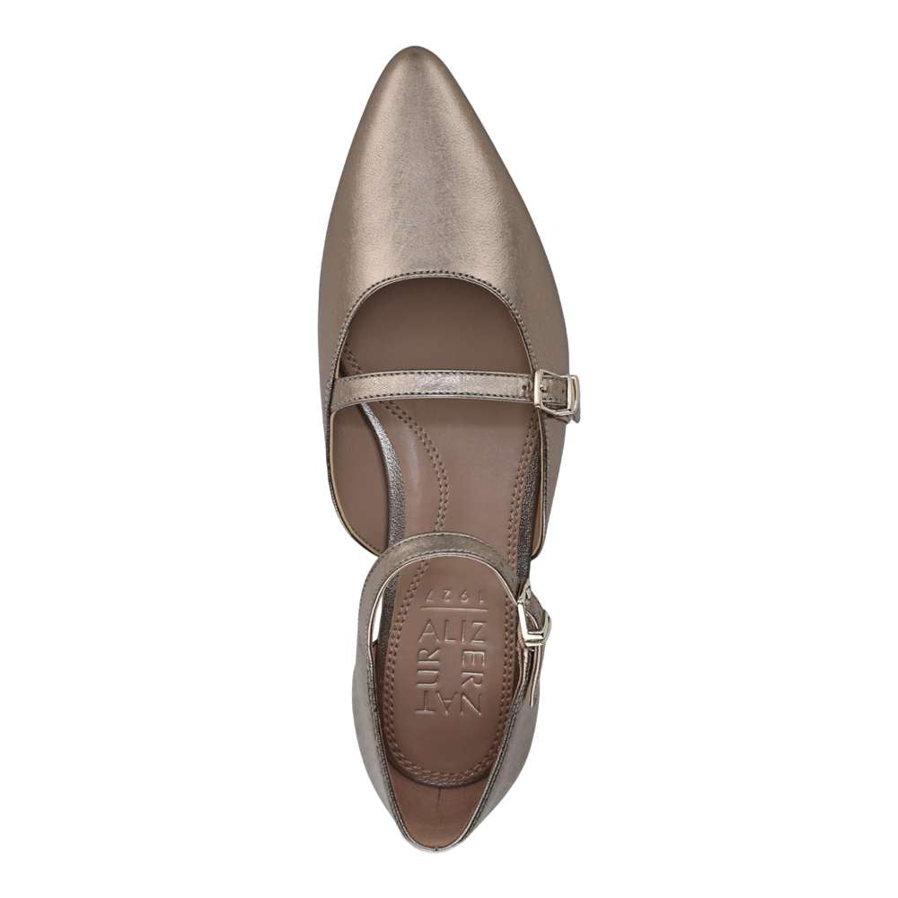 Harmony Mary Jane Flat - Pewter