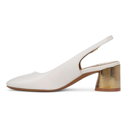 Lane Slingback Pump - Warm White