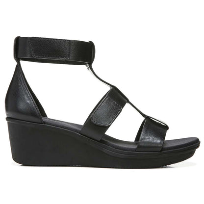 Rylan Wedge Sandal - Black