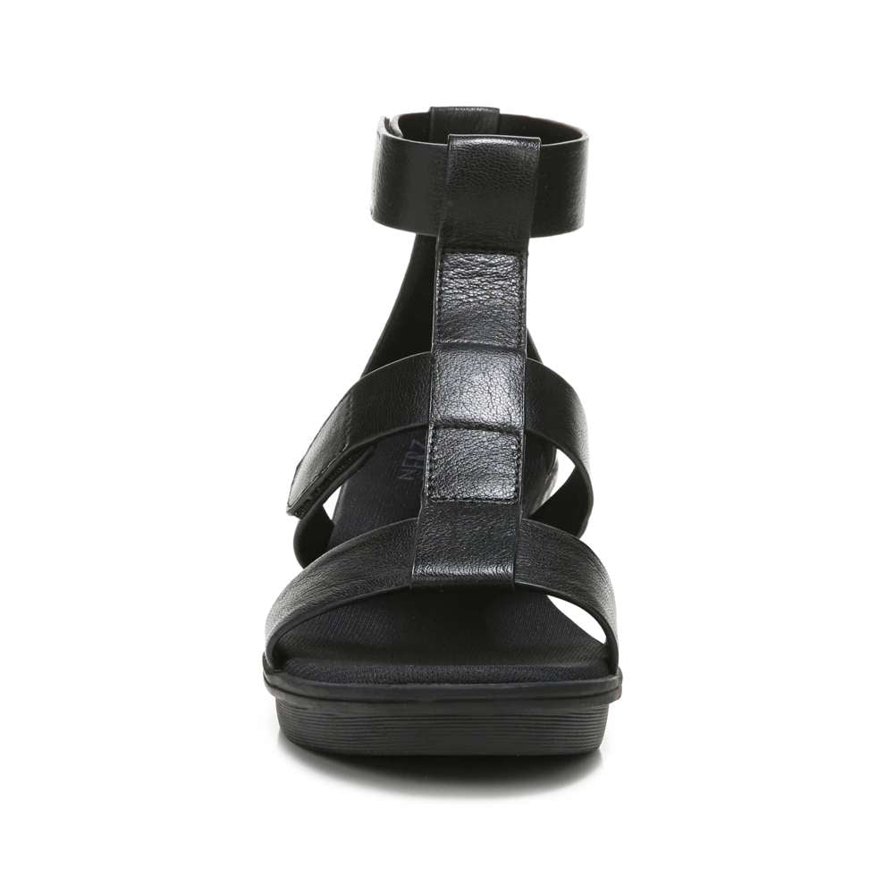 Rylan Wedge Sandal - Black
