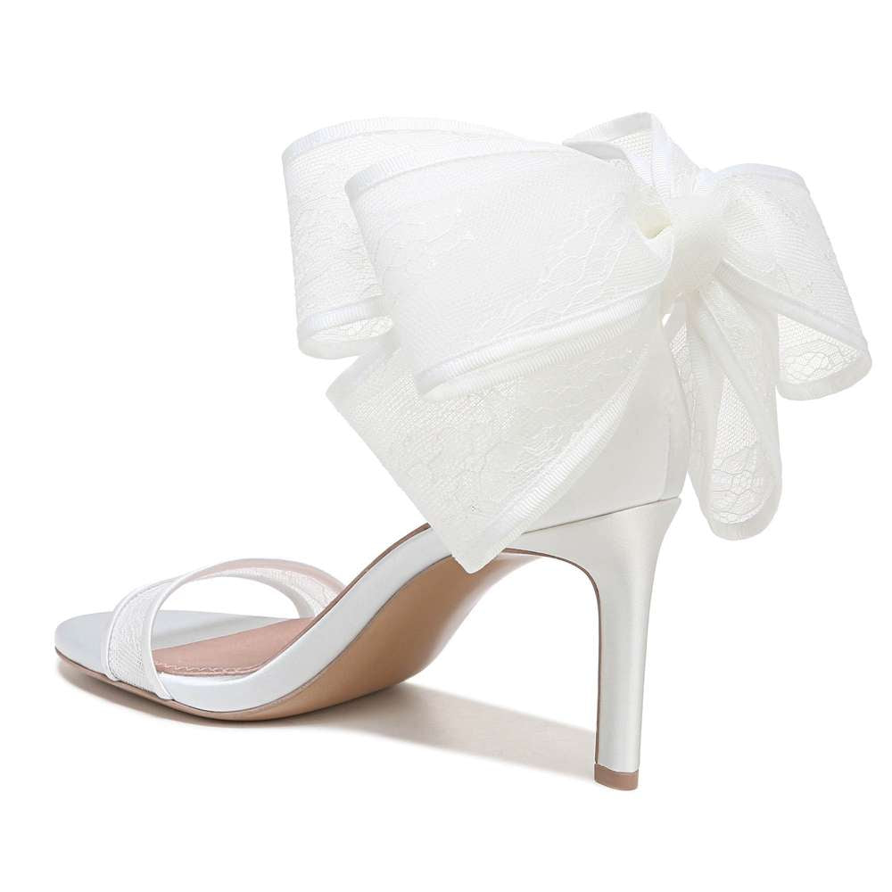 Amour Dress Sandal - Silk White Satin