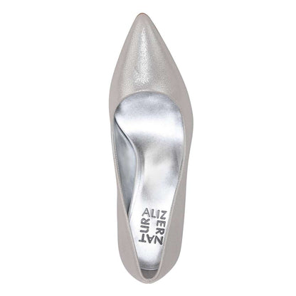 Everly Kitten Heel - Stone Metallic