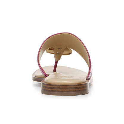 Frankie Toe Post Sandal - Hibiscus Croc