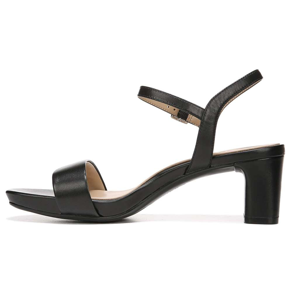 Ivy Heeled Sandal - Black