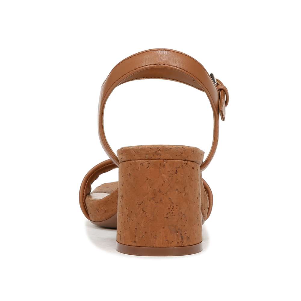 Izzy Heeled Sandal - English Tea