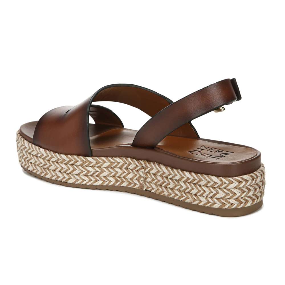Jasmin Platform Sandal - Brown