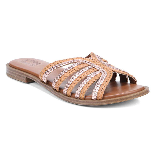 Lane Slide Sandal - Tan Multi