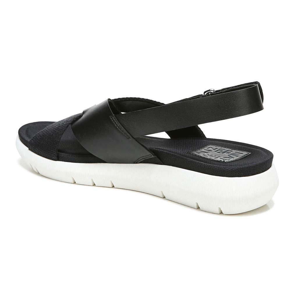 Lilac Backstrap Sandal - Black
