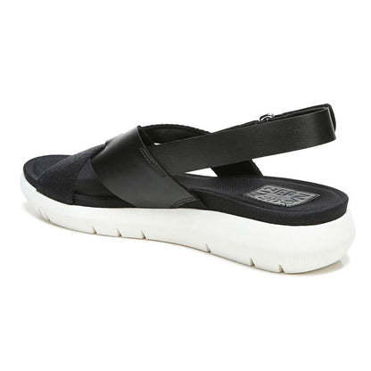 Lilac Backstrap Sandal - Black