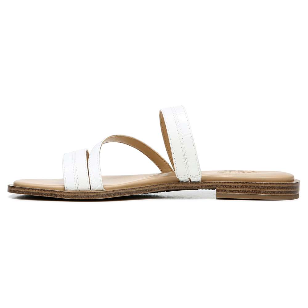 Liley Slide Sandal - White Snake
