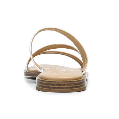 Liley Slide Sandal - White Snake