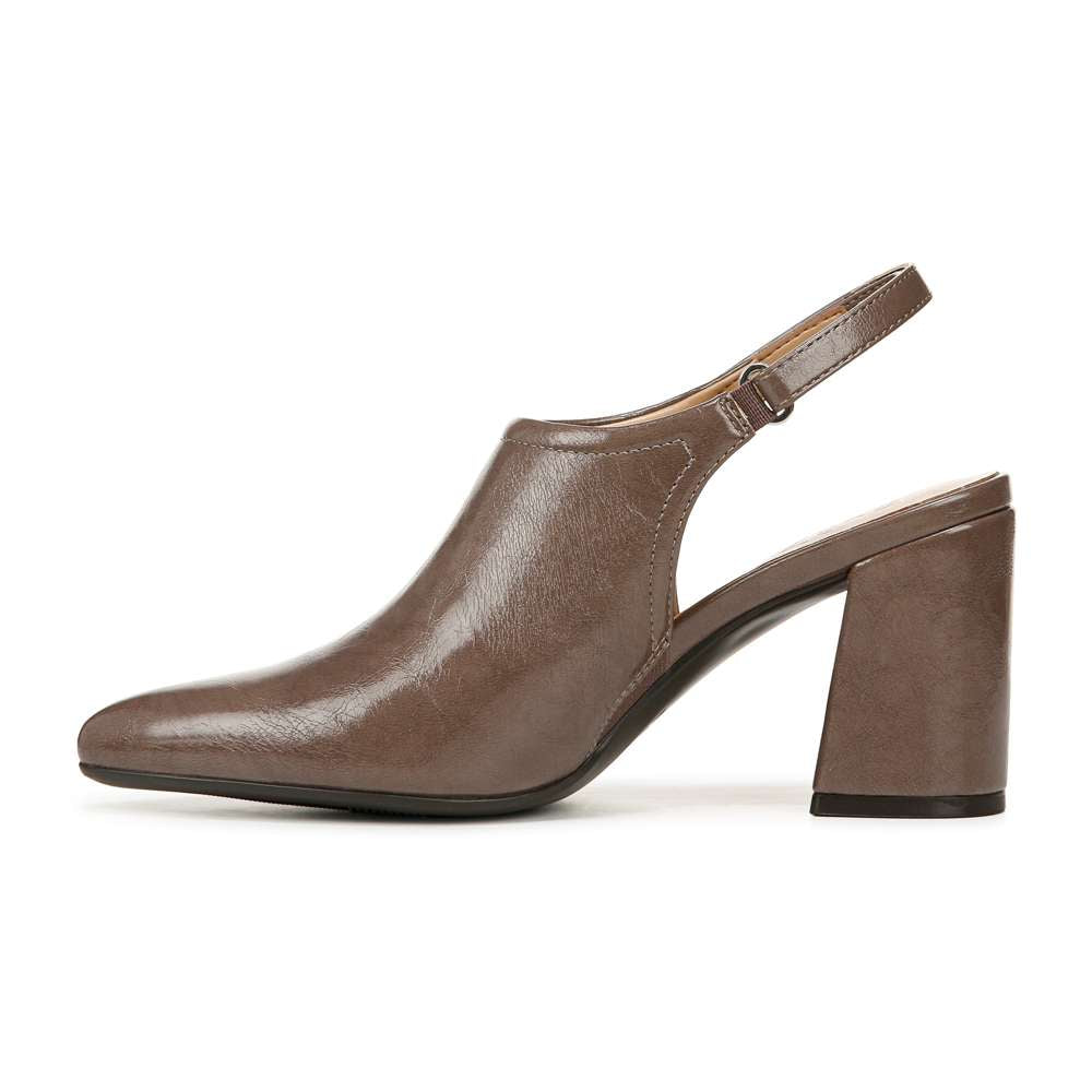 Prompt Slingback Pump - Mushroom Grey