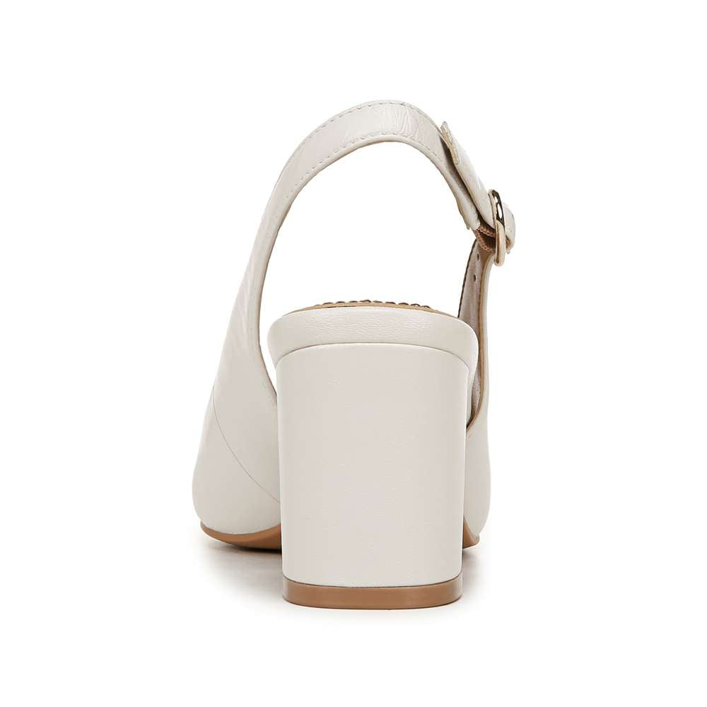 Sophie Slingback Pump - Warm White/Porcelain