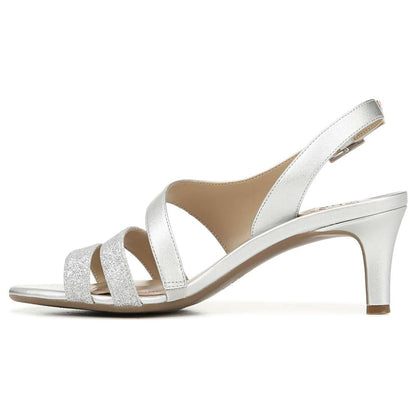 Taimi Heeled Sandal - Silver